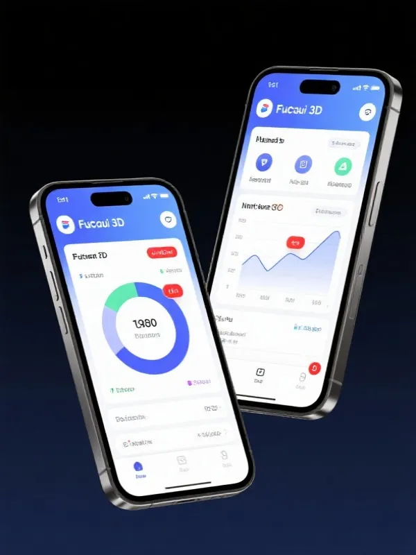福彩3D App界面展示
